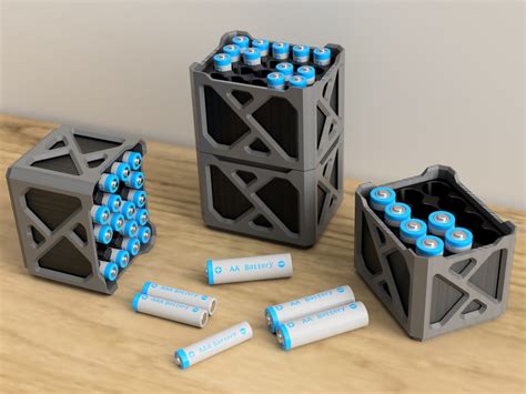 Download 73 3D print files tagged with keyword Aa Battery .